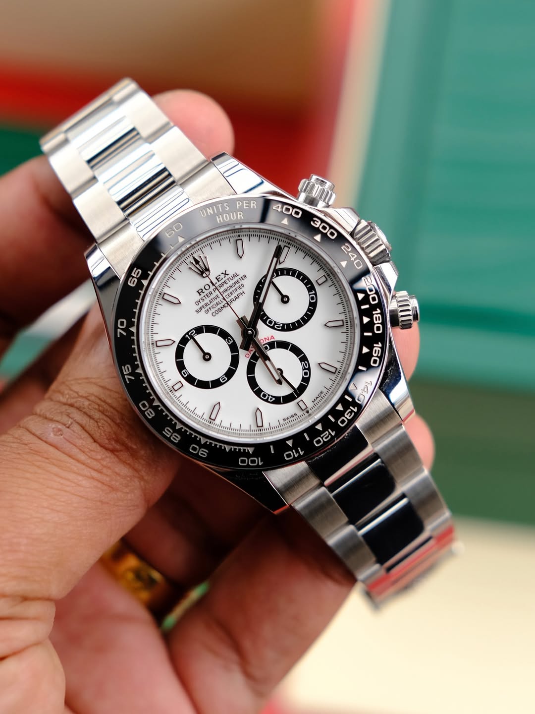 ROLEX DAYTONA PANDA | ACOMPANHA CAIXA E DOCS. REPLICA ROLEX | PROMOÇÃO DE HALLOWEEN