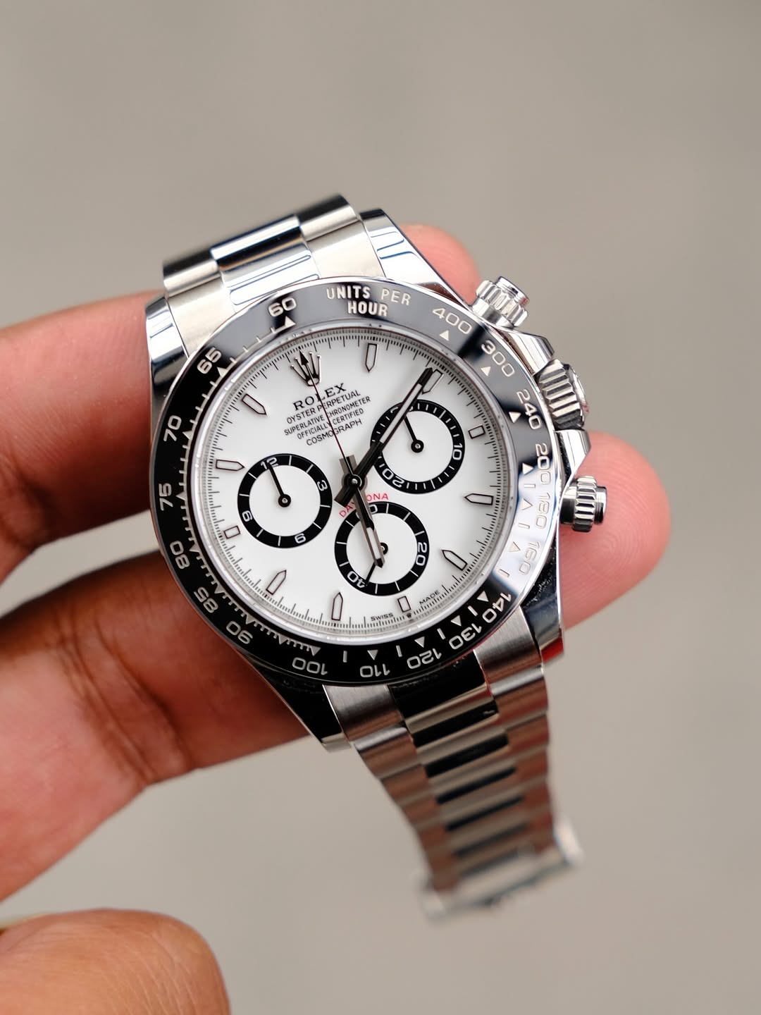 ROLEX DAYTONA PANDA | ACOMPANHA CAIXA E DOCS. REPLICA ROLEX | PROMOÇÃO DE HALLOWEEN