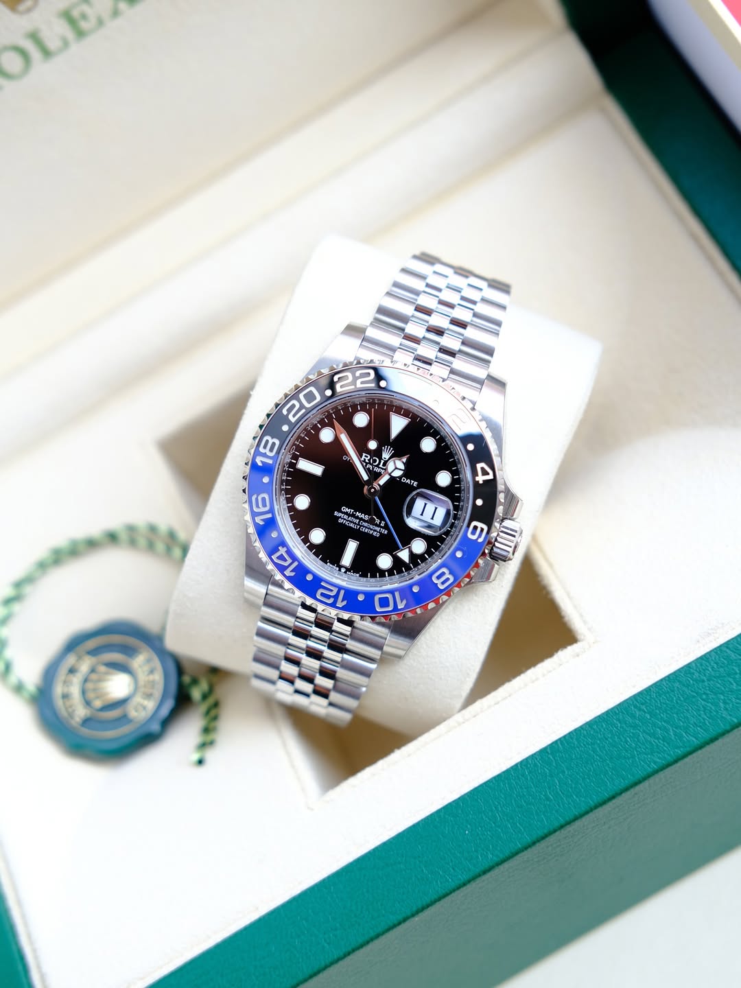 ROLEX GMT MASTER II BATMAN | ACOMPANHA CAIXA E DOCS. REPLICA ROLEX | PROMOÇÃO DE HALLOWEEN
