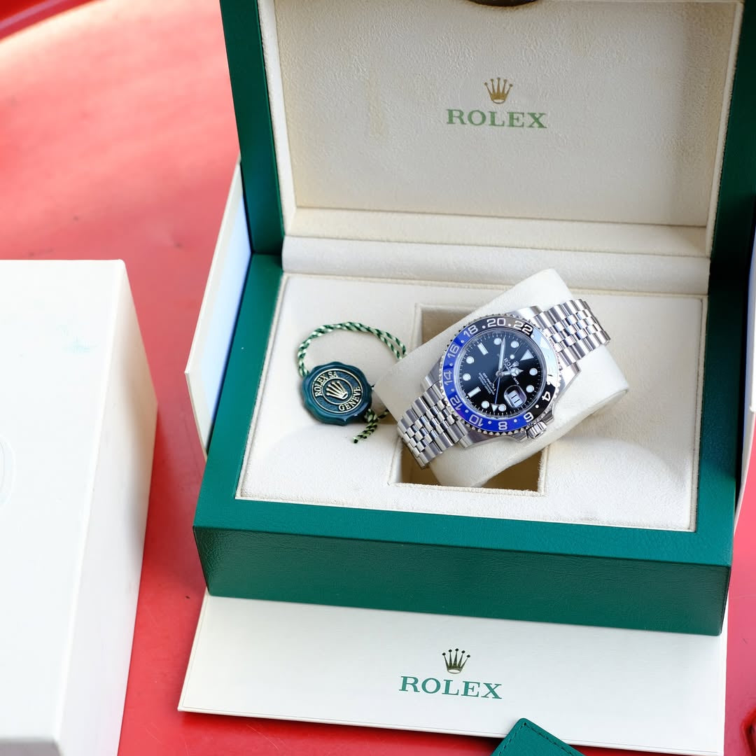 ROLEX GMT MASTER II BATMAN | ACOMPANHA CAIXA E DOCS. REPLICA ROLEX | PROMOÇÃO DE HALLOWEEN