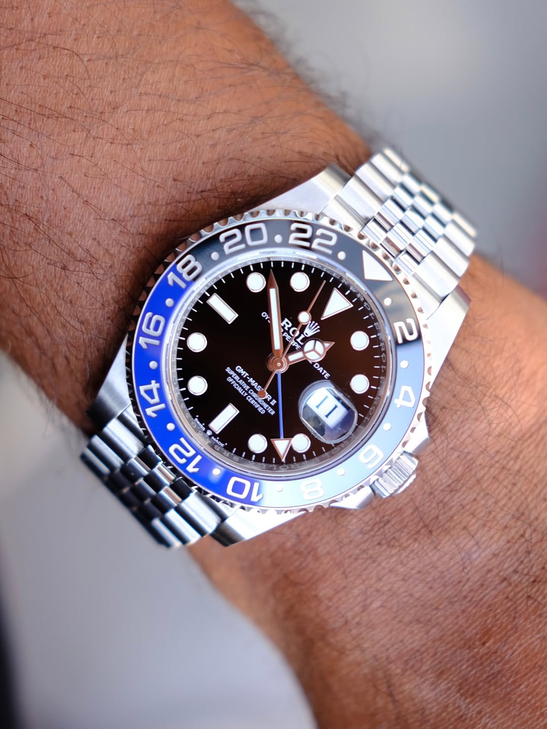 ROLEX GMT MASTER II BATMAN | ACOMPANHA CAIXA E DOCS. REPLICA ROLEX | PROMOÇÃO DE HALLOWEEN
