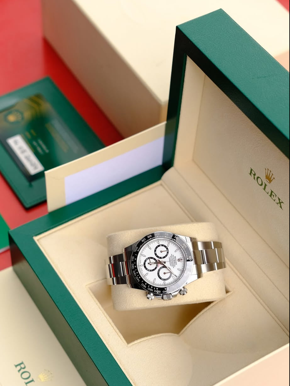 ROLEX DAYTONA PANDA | ACOMPANHA CAIXA E DOCS. REPLICA ROLEX | PROMOÇÃO DE HALLOWEEN