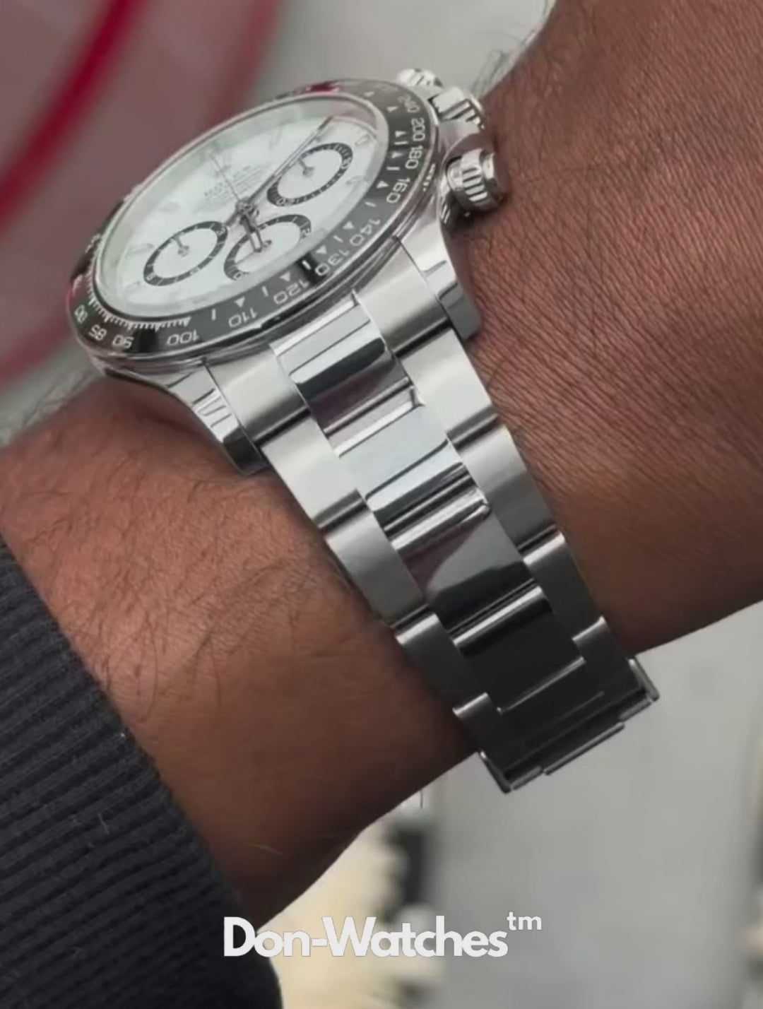 ROLEX DAYTONA PANDA | ACOMPANHA CAIXA E DOCS. REPLICA ROLEX | PROMOÇÃO DE HALLOWEEN