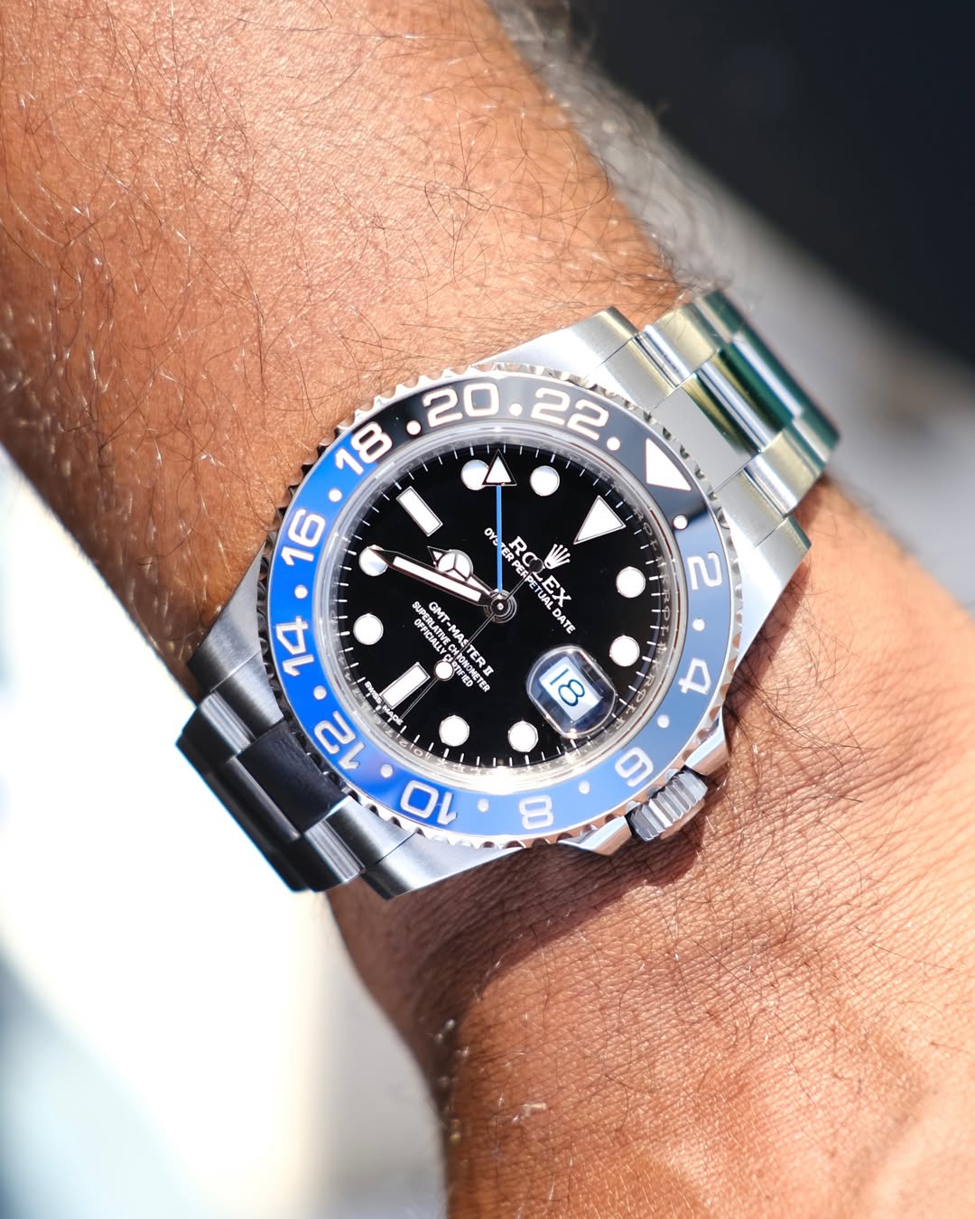 ROLEX GMT MASTER II BATMAN